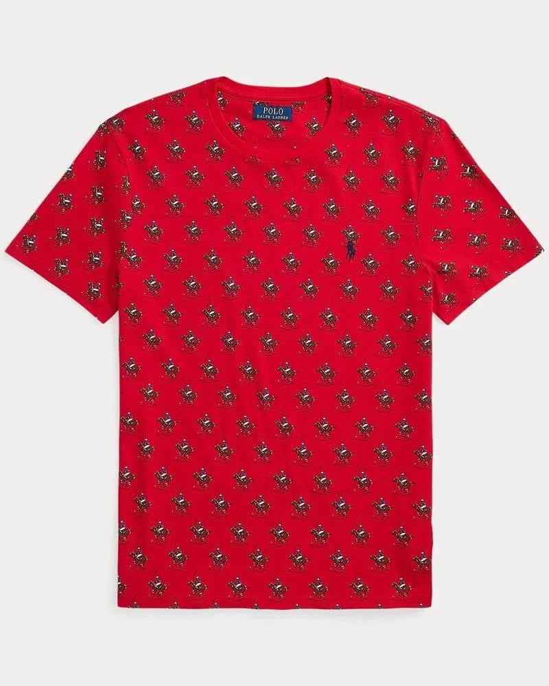 Custom Slim Fit Equestrian-Print T-Shirt - Just Brands pk