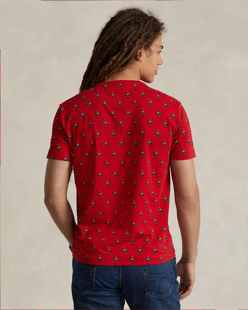 Custom Slim Fit Equestrian-Print T-Shirt - Just Brands pk
