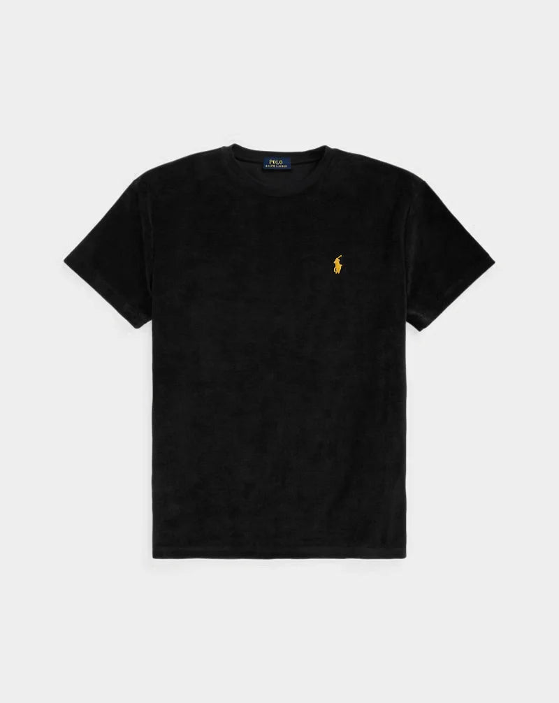 RL Classic Fit Terry T-Shirt + Terry Drawstring Short – Black - Just Brands pk