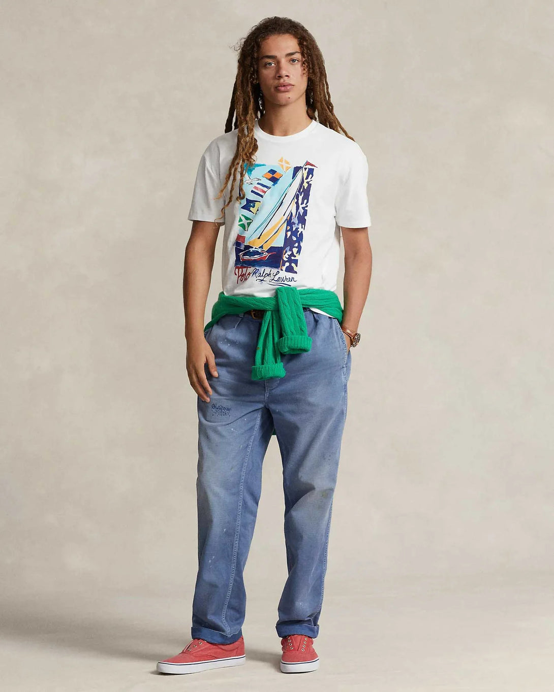 Classic Fit Sailboat Jersey T-Shirt - Just Brands pk