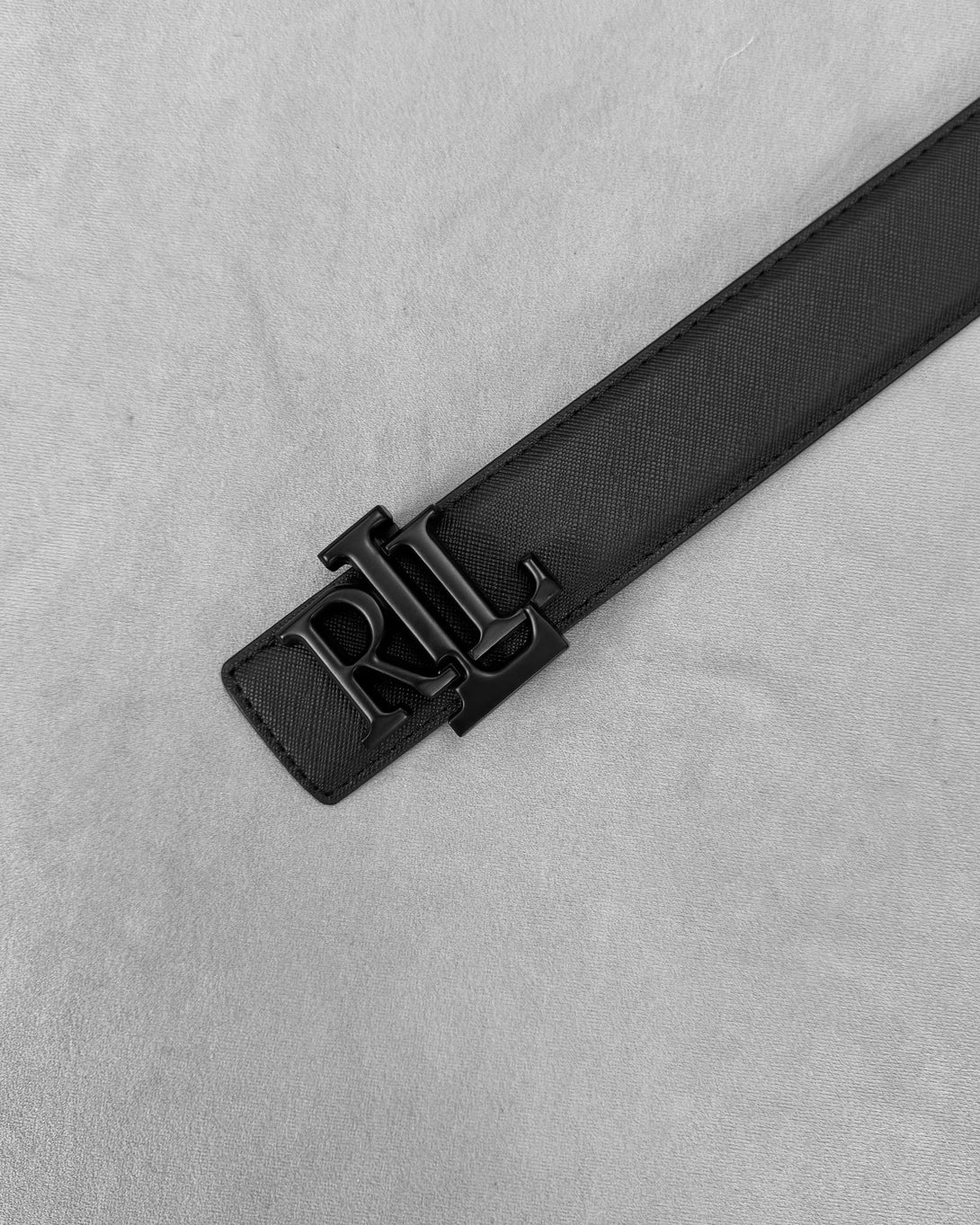 Belt Men's - Golden RL, Silver Pony - RL - Black - 45 - Just Brands pk