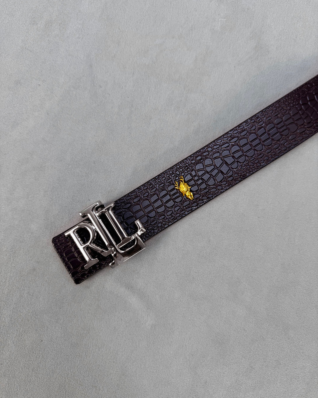 Belt Women's - Silver RL - RL - Black - 42 - Just Brands pk
