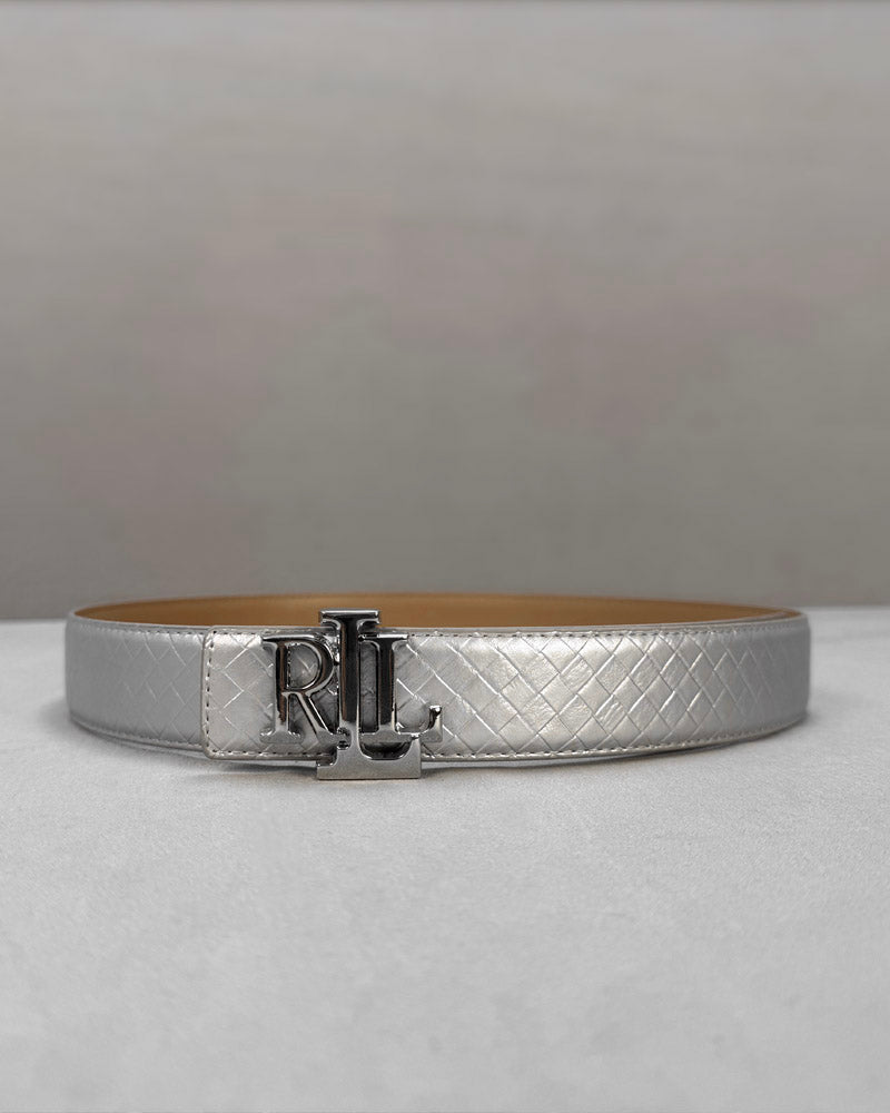 Belt Men’s – Silver RLL – RL – White Pettren - Just Brands pk