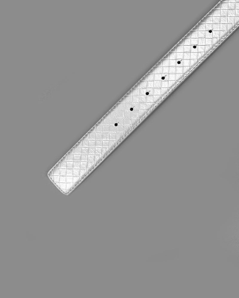 Belt Men’s – Silver RLL – RL – White Pettren - Just Brands pk